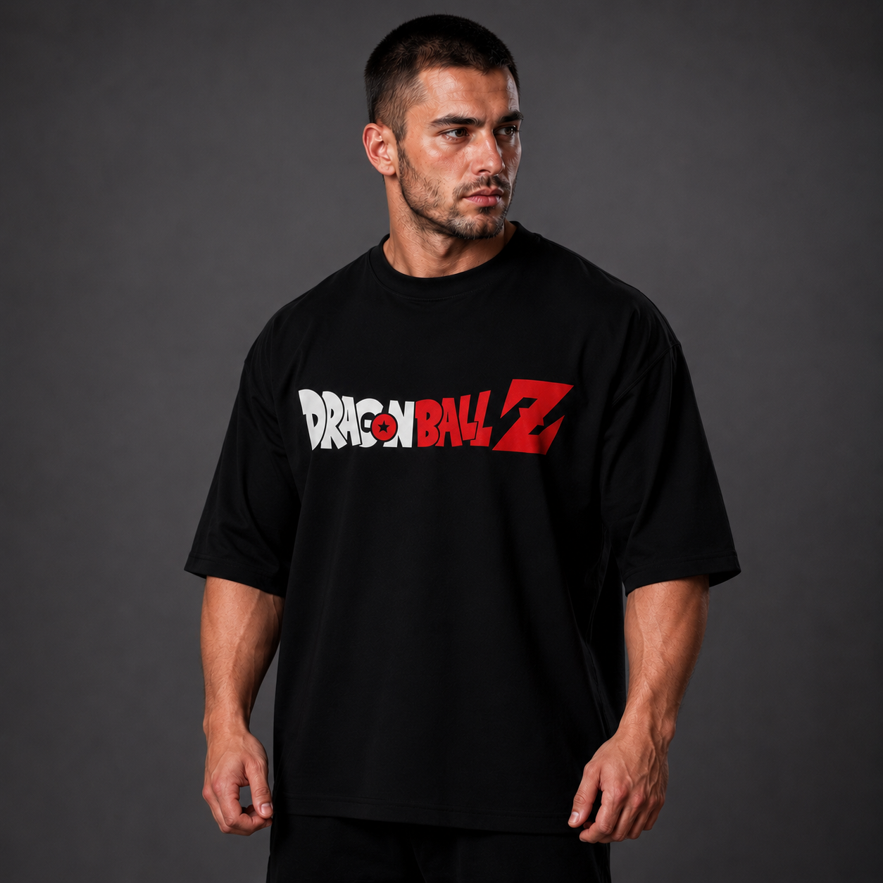 Oversized T-Shirt Oversized Streetwear Son Goku 01 Black