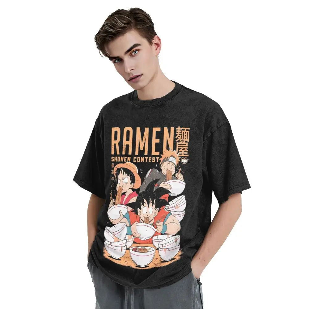 Dragon Ball - SonGoku Manga Anime Washed Vintage T-Shirt