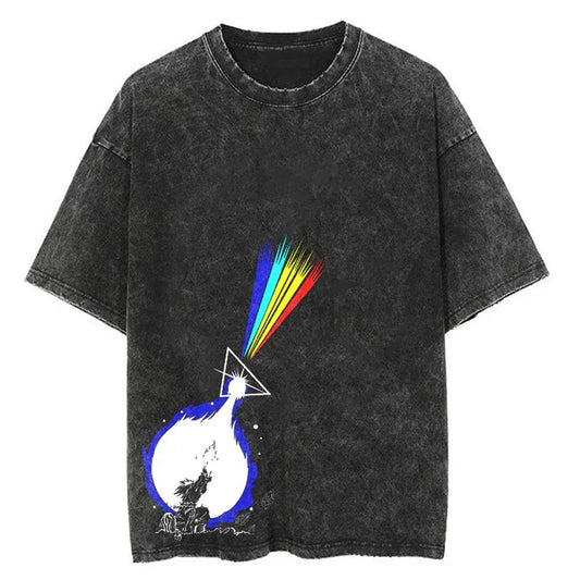 Dragon Ball KAMEHAMEHA Washed Vintage Oversize T-Shirt - Anime Streetwear