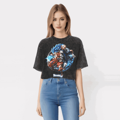 Dragon Ball T-Shirt - Goku Ultra Washed Vintage Oversized - Anime Streetwear