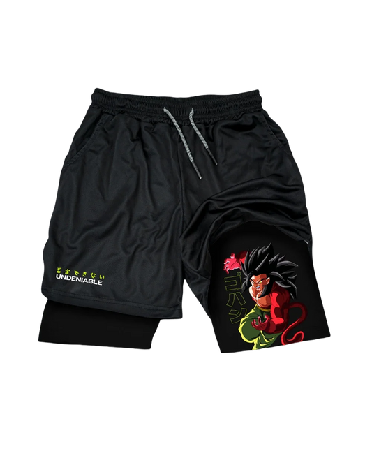Dragon Ball Super Saiyan Goku Performance Shorts