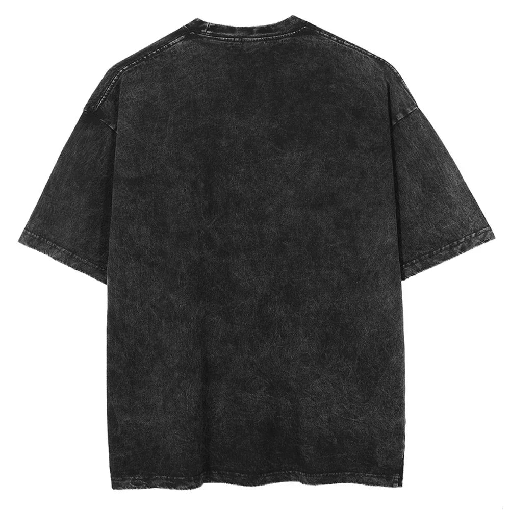 Itachi Uchiha Naruto T-shirt - Anime Streetwear Harajuku - Washed Vintage