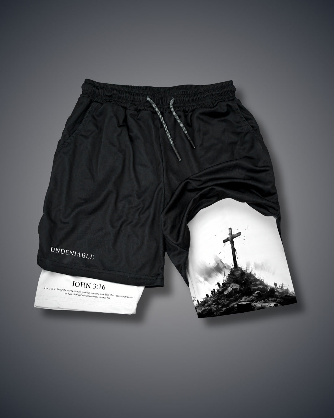 John 3:16 The Cross Performance Shorts