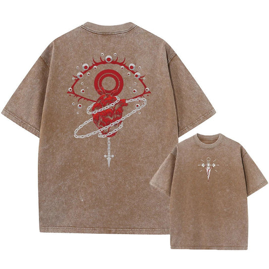 Kurapika Xhunter T-Shirt - Anime Washed Vintage