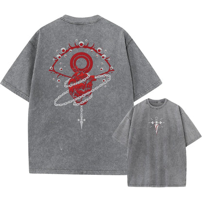 Kurapika Xhunter T-Shirt - Anime Washed Vintage