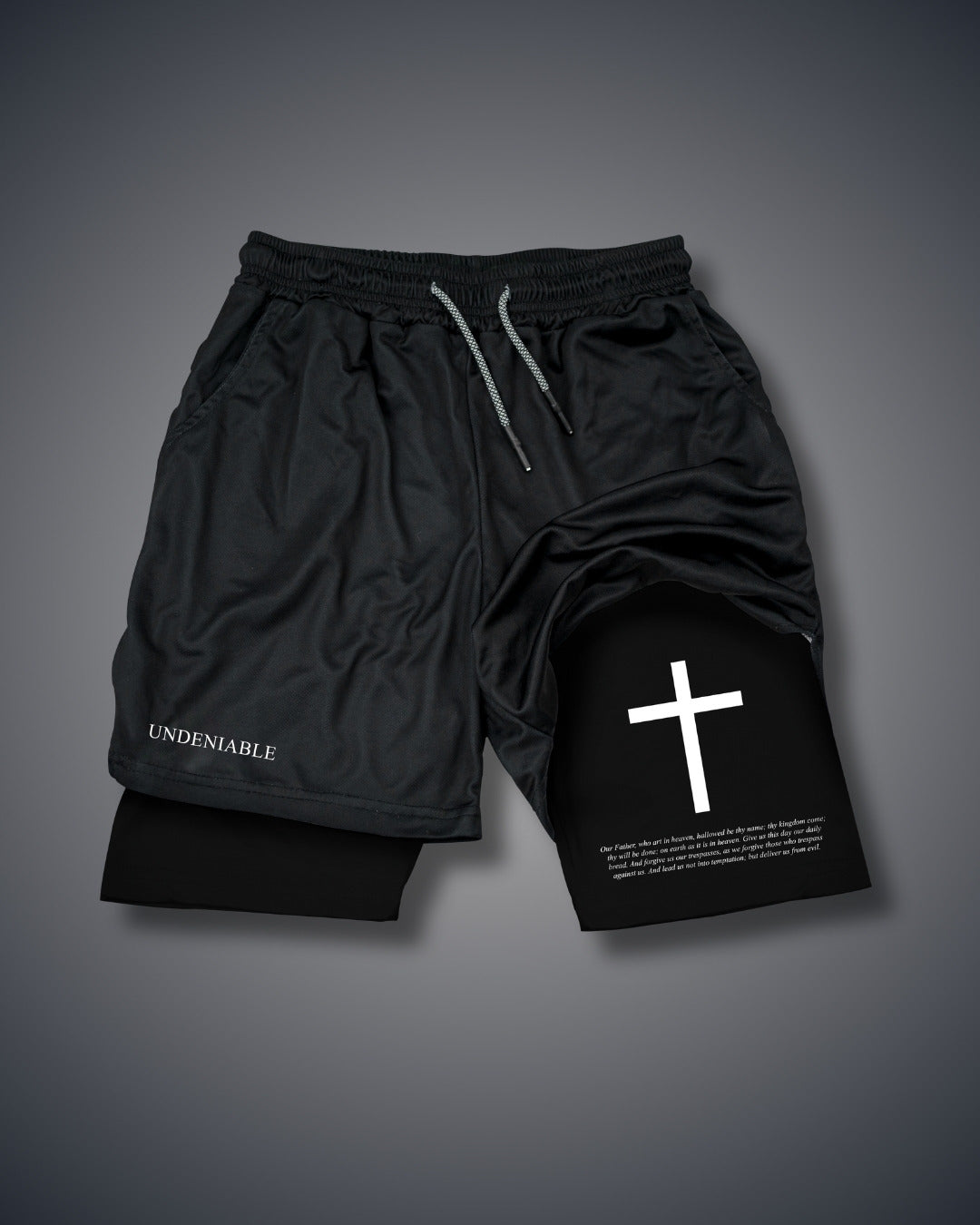 Lord’s Prayer Cross Performance Shorts