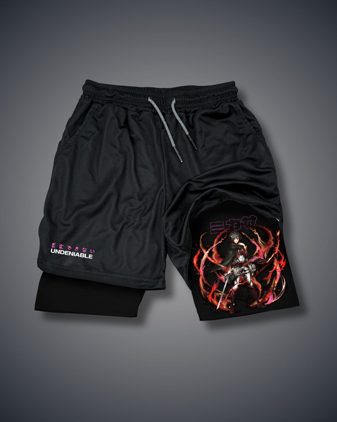 Attack on Titan Mikasa II Performance Shorts