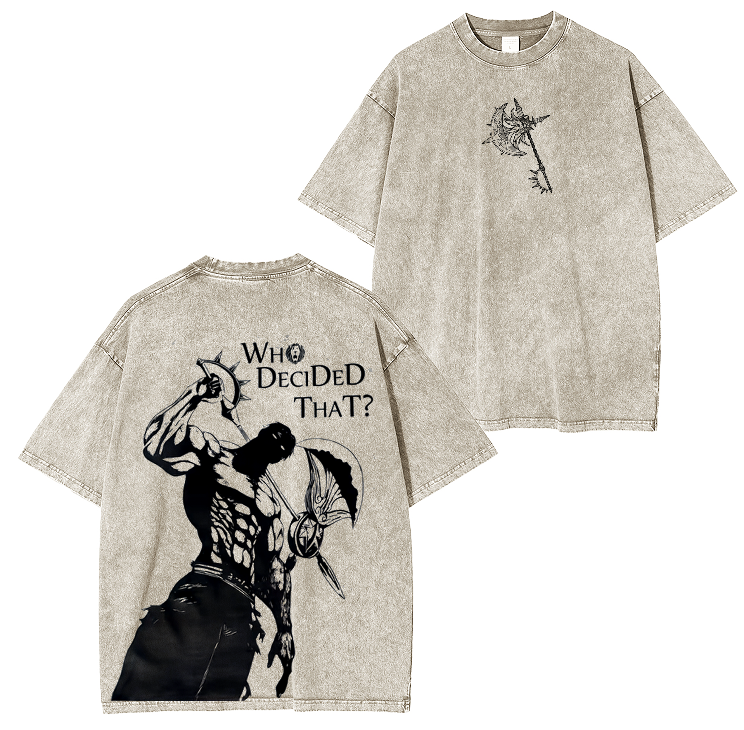 Escanor SevenDeadlySins Vintage Washed Unisex T-Shirt