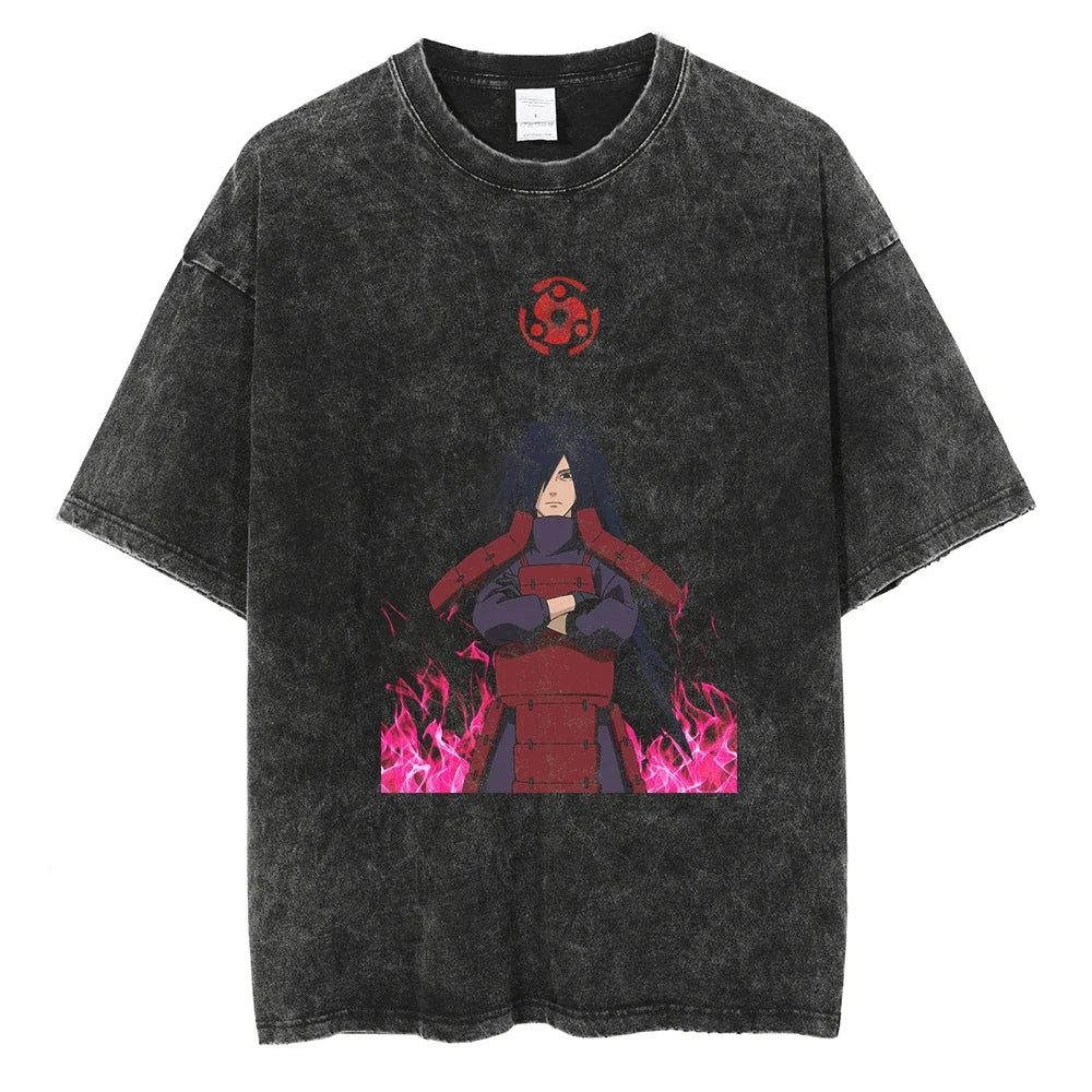 Naruto Tee - Anime Streetwear Harajuku - Washed Vintage