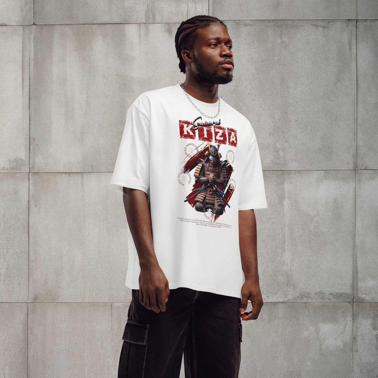 Oversized Heavyweight T-Shirt - Samurai Kiza