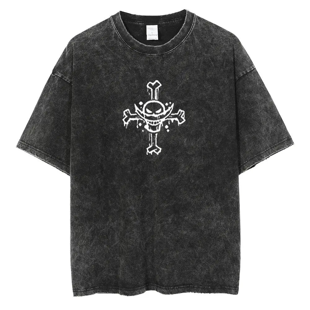 One Piece "Whitebeard" Vintage Oversized T Shirt