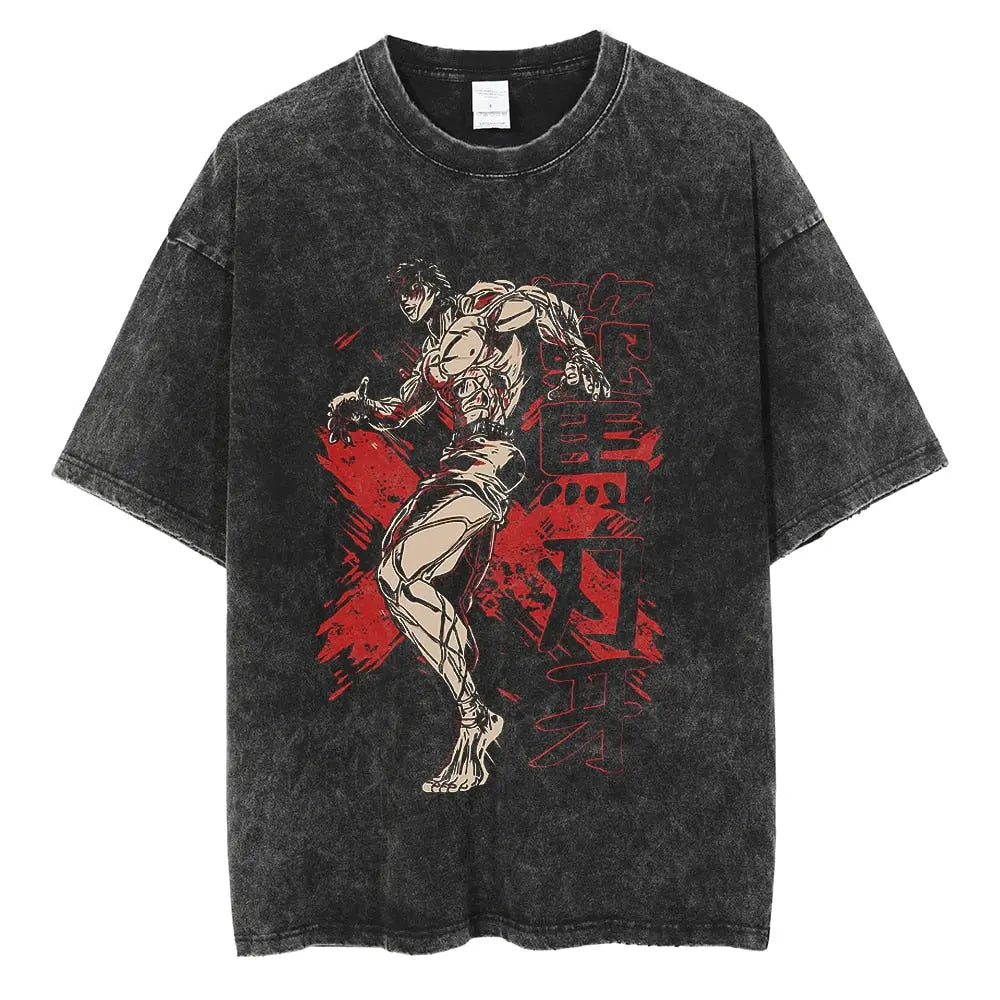 Baki-"Stance" Vintage Oversized T Shirt