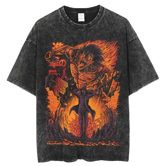 Attack on Titan Attack Titan Vintage Graphic T-Shirt