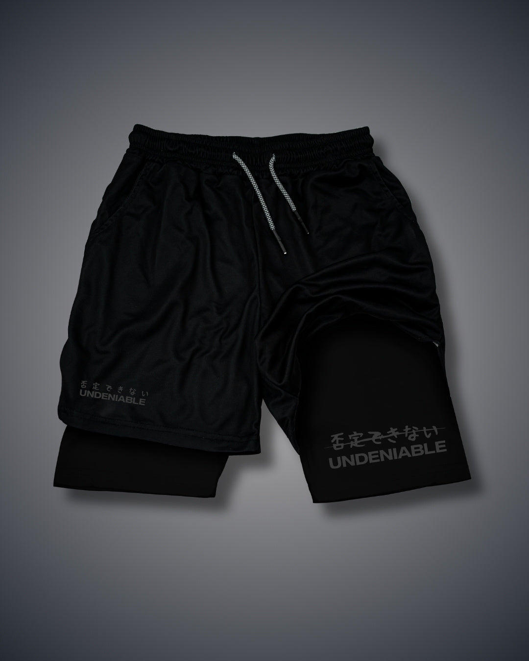 Undeniable Original Performance Shorts All Black