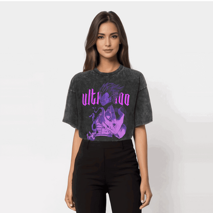 Ultra Ego Dragon Ball Washed Vintage Oversize T-Shirt - Anime Streetwear