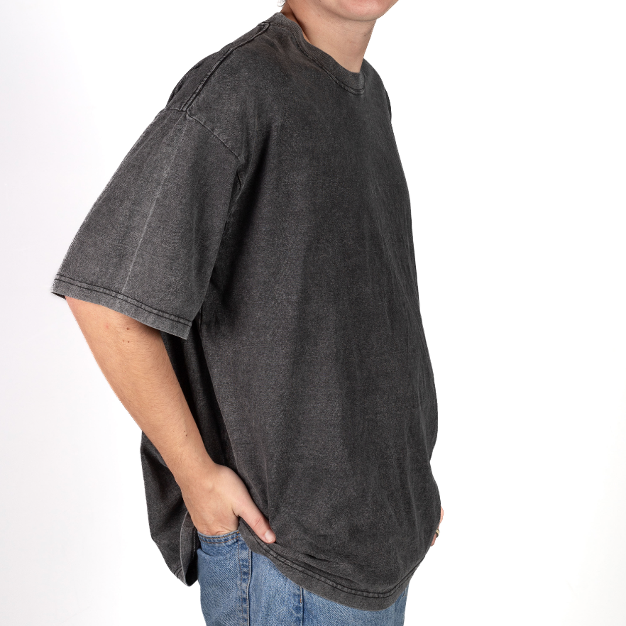 4-Pack Vintage Washed Tees – Ultra Soft, Breathable & Classic Fit