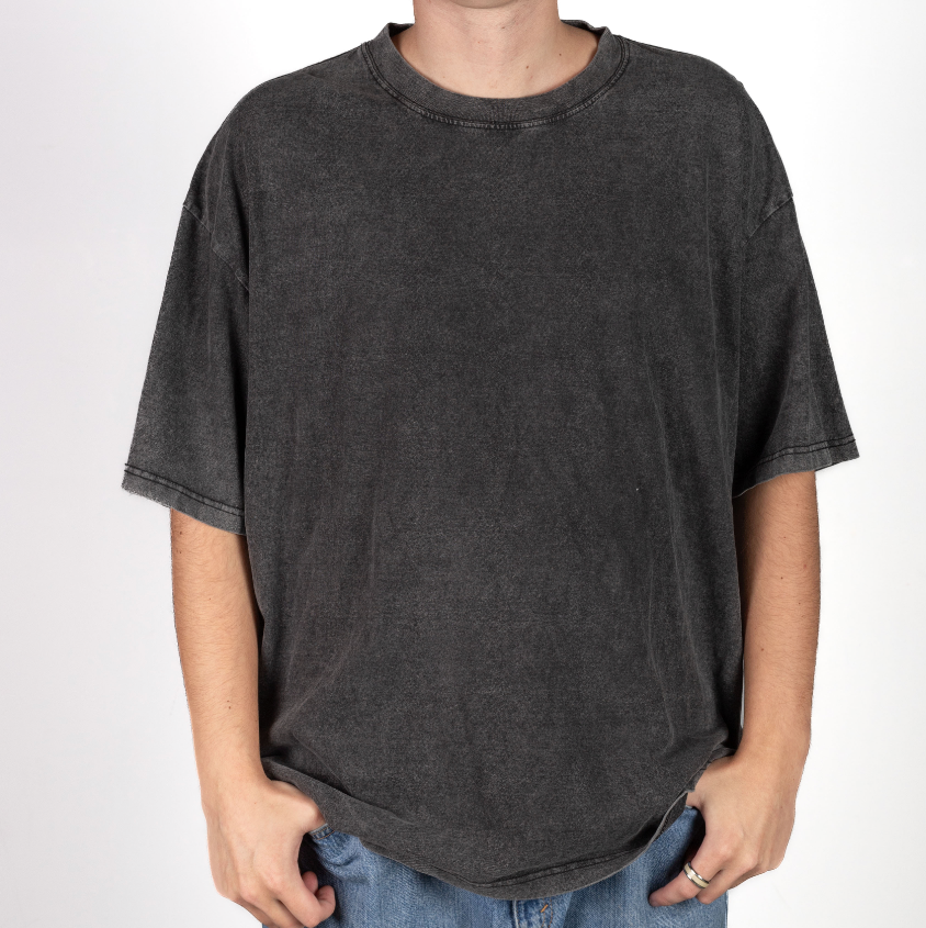 4-Pack Vintage Washed Tees – Ultra Soft, Breathable & Classic Fit
