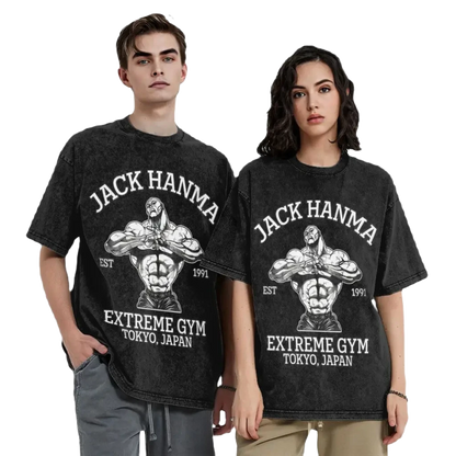 Anime Washed Vintage Tee - Jack Hanma