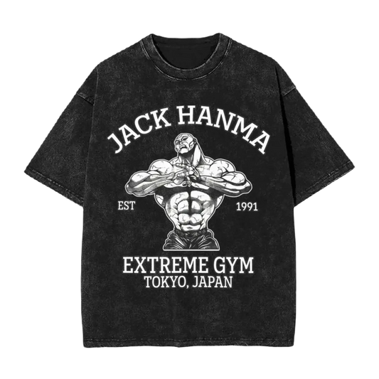 Anime Washed Vintage Tee - Jack Hanma