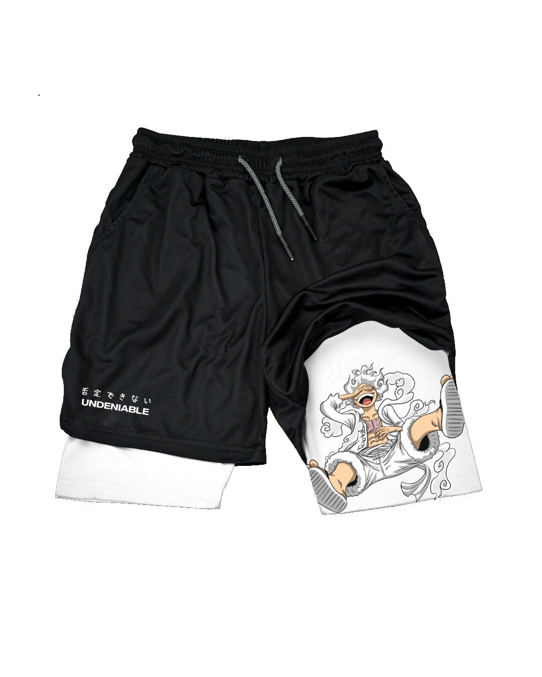 One Piece White Luffy Performance Shorts