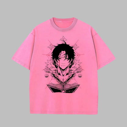 Xhunter Chrollo T-Shirt - Anime Washed Vintage