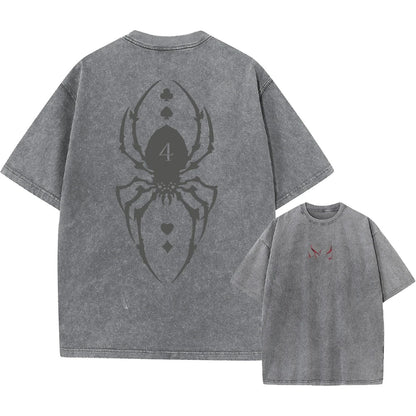 Xhunter Hisoka Phantom T-Shirt - Anime Washed Vintage