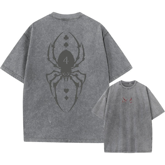 Xhunter Hisoka Phantom T-Shirt - Anime Washed Vintage