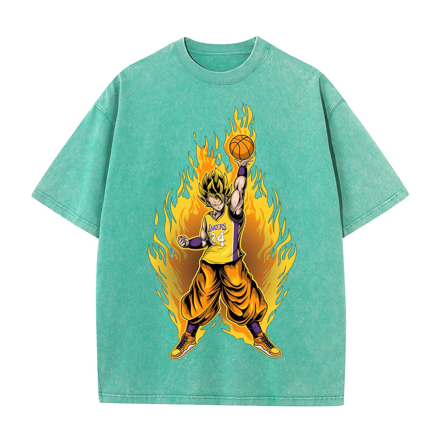 Anime Print Vintage T-Shirt