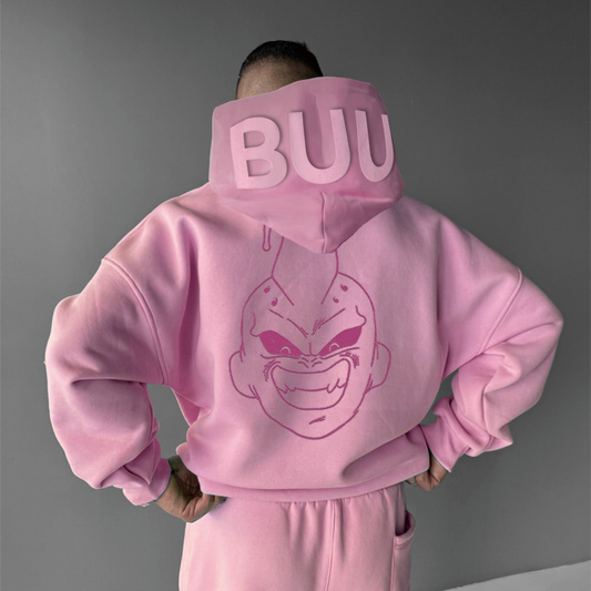 Unisex Puff Print Embroidered Hoodie