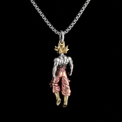 Unisex Anime Character Alloy Necklace