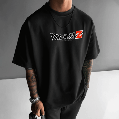 Unisex Anime-themed Casual Oversized T-shirt