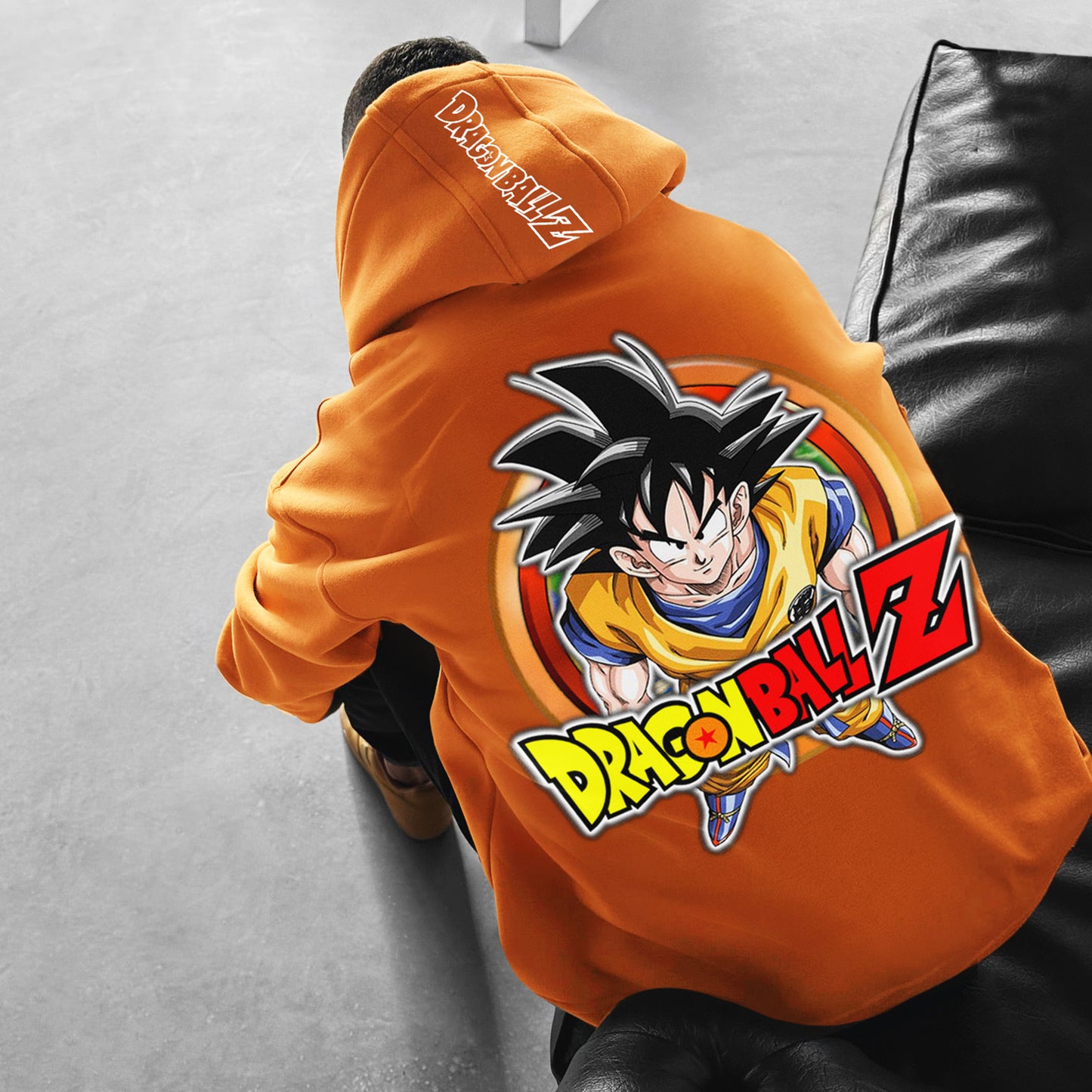 Anime Print Oversize Hoodie