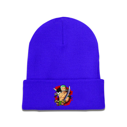 Unisex Pirate One Piece Anime Warm Knitted Hat