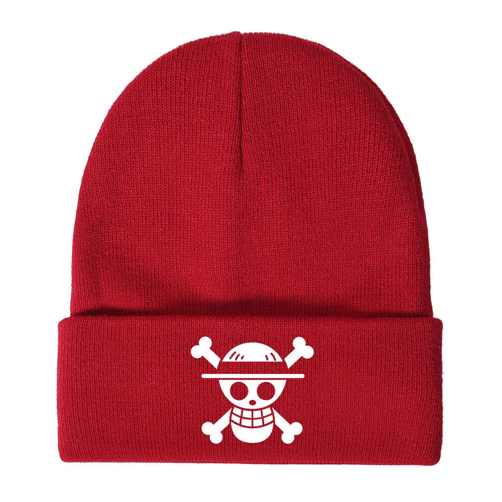 Unisex Straw Hat Anime Casual Warm Beanie