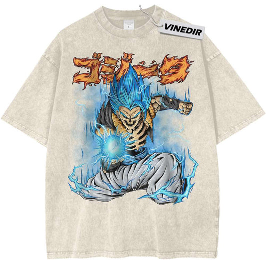 Anime Print Vintage Tee DBZ T-Shirt For Fans