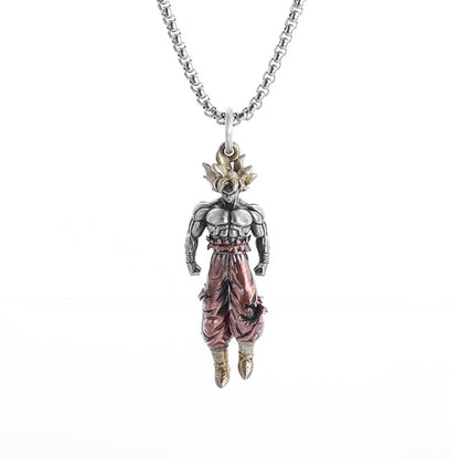 Unisex Anime Character Alloy Necklace