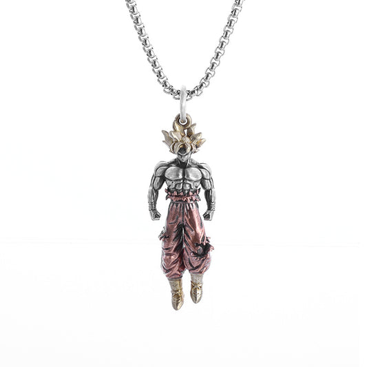 Unisex Anime Character Alloy Necklace