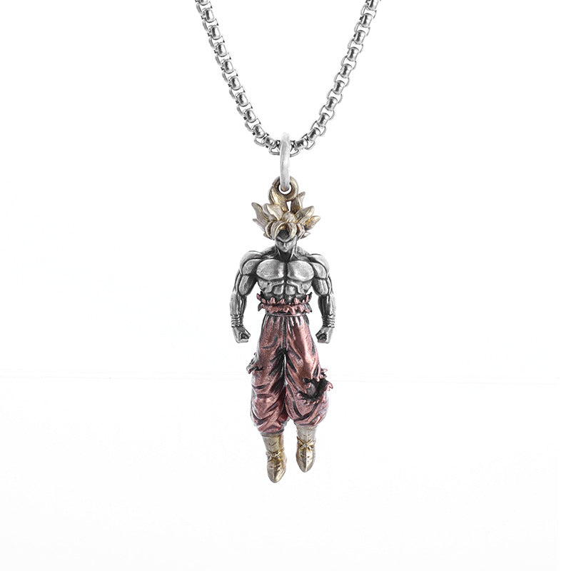 Unisex Anime Character Alloy Necklace