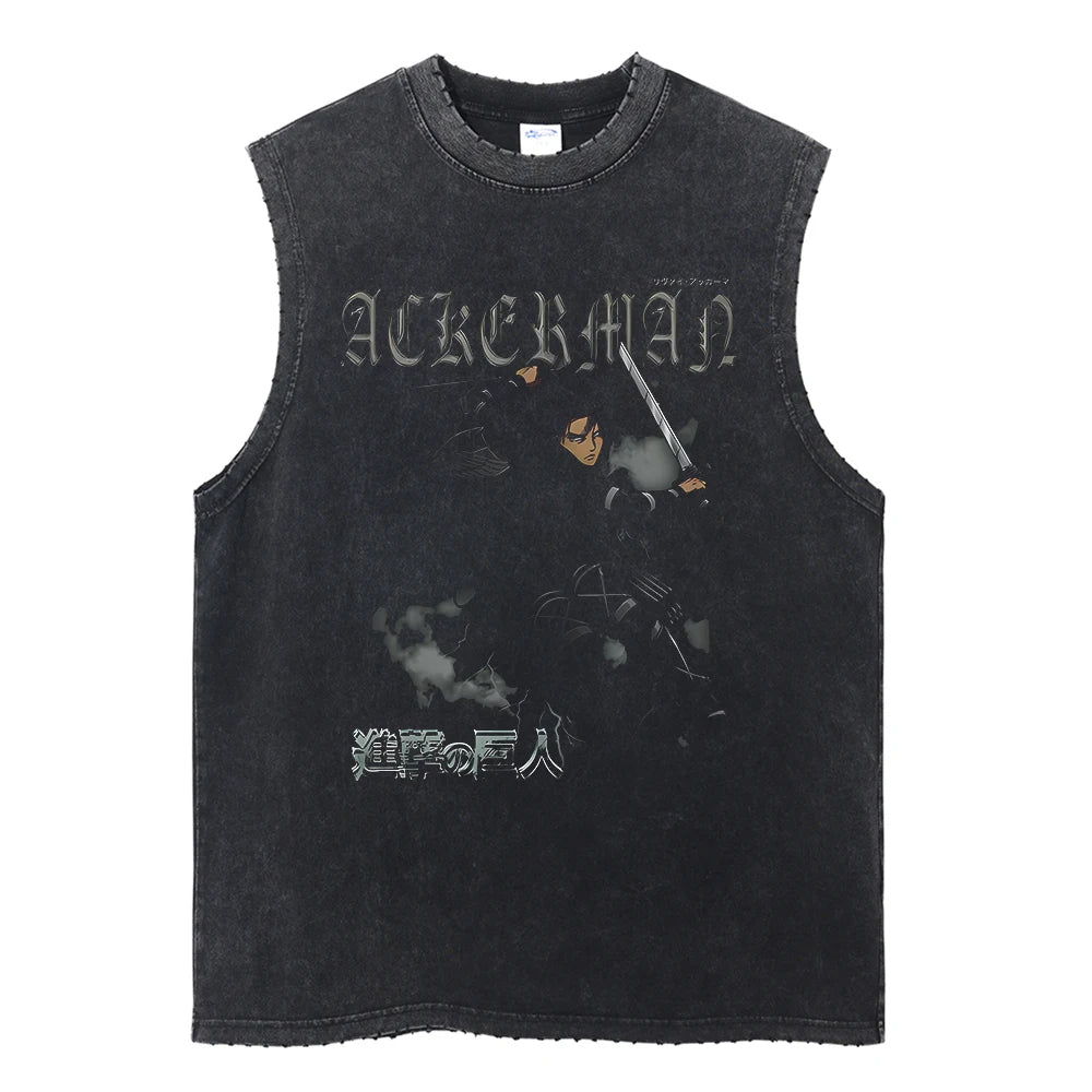 Levi Ackerman Vintage Tank Top V1