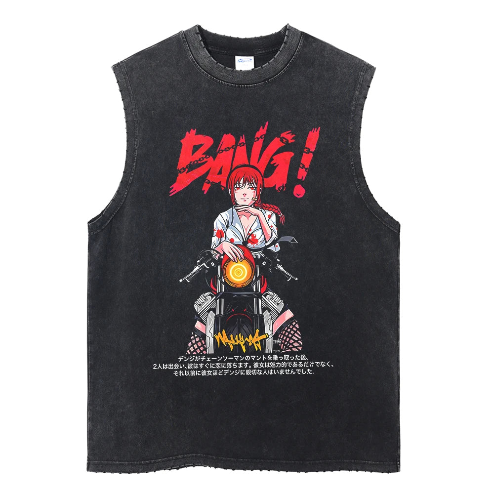 Makima "BANG" Vintage Tank Top