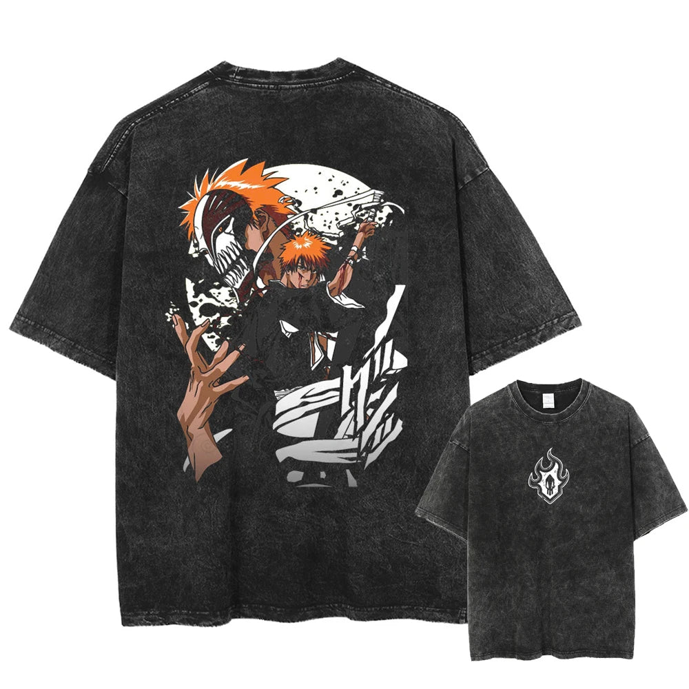 Ichigo Kurosaki "Strength" Vintage T-shirt