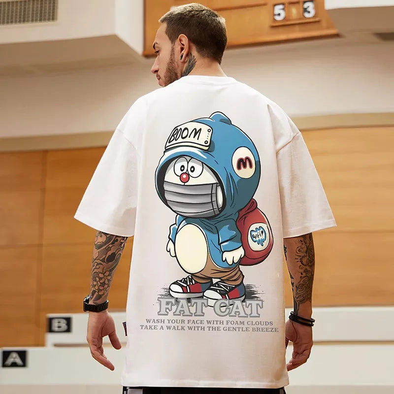 Oversized T-Shirt Oversized Premium Fat Cat Black