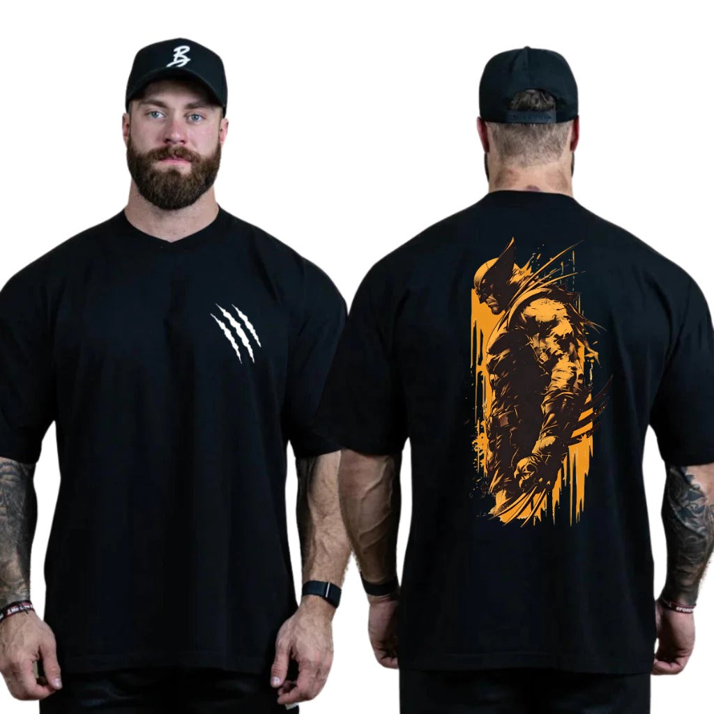 Oversized T-Shirt Premium Oversized Deadpool x Wolverine