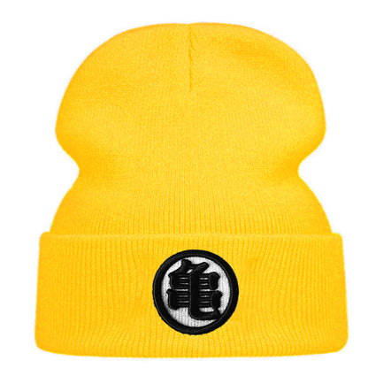 Unisex Anime Embroidered Knitted Beanie