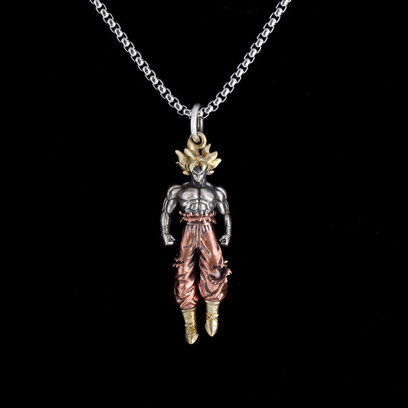 Unisex Anime Character Alloy Necklace