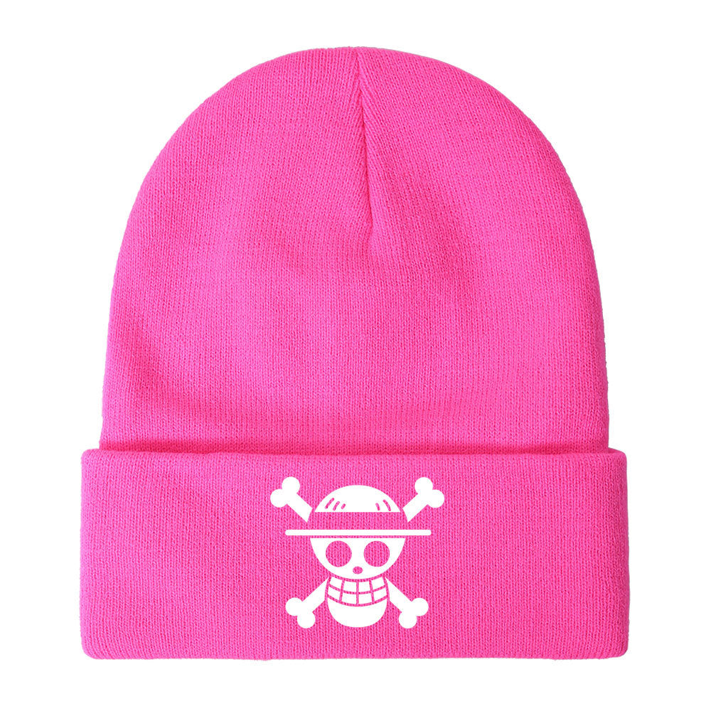 Unisex Straw Hat Anime Casual Warm Beanie