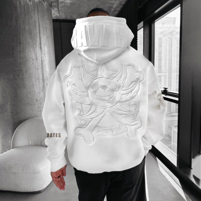 Oversized Anime Printed Hoodie