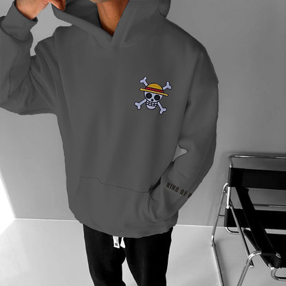 Oversized Anime Printed Hoodie