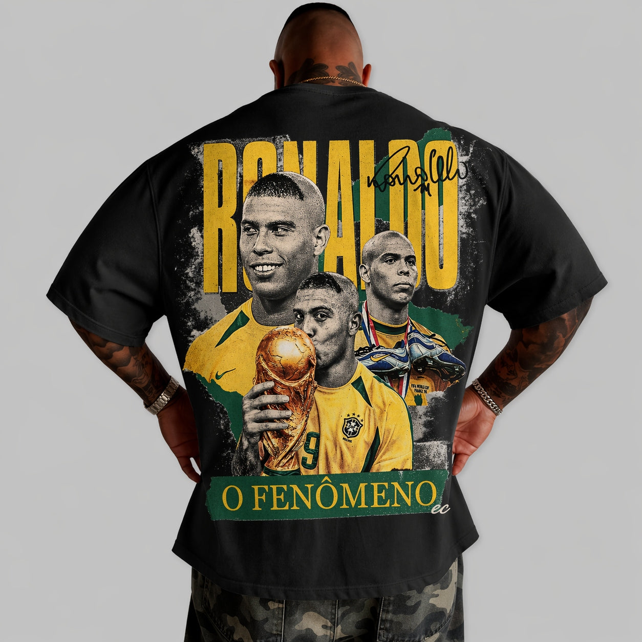 Oversized T-Shirt Oversized Ronaldo Fenômeno Black