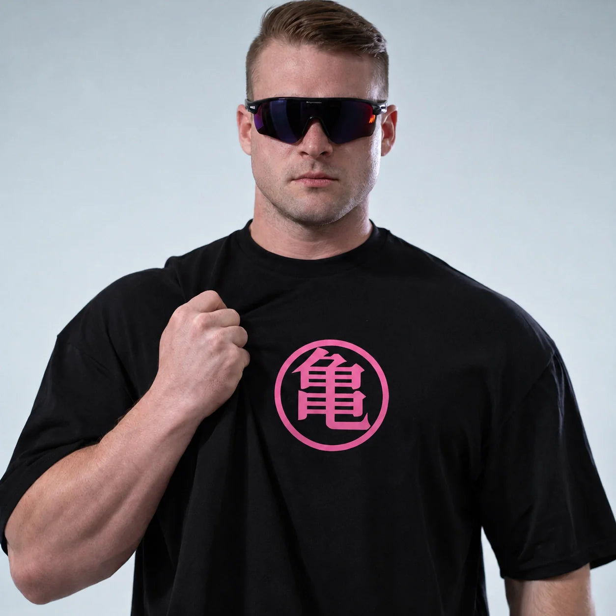 Oversized T-Shirt Oversized Streetwear Boo Japones Black
